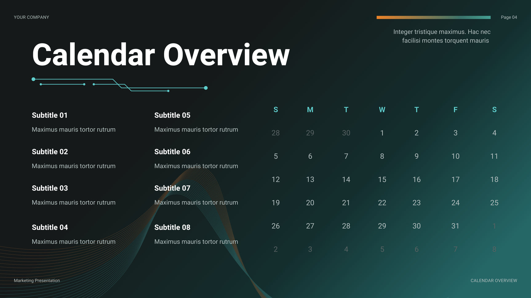 Teal Futuristic Finance Presentation