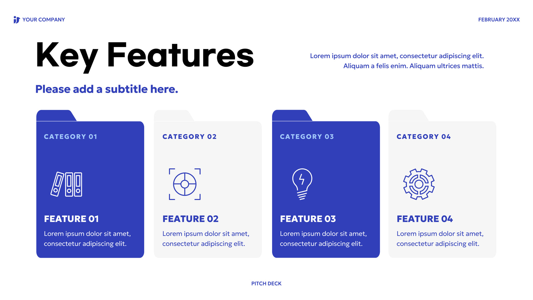 Blue Modern Sales Pitch