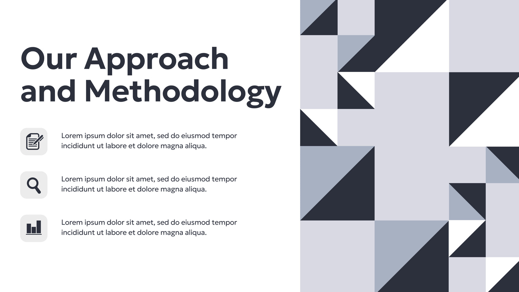 Grey Geometric Business Presentation