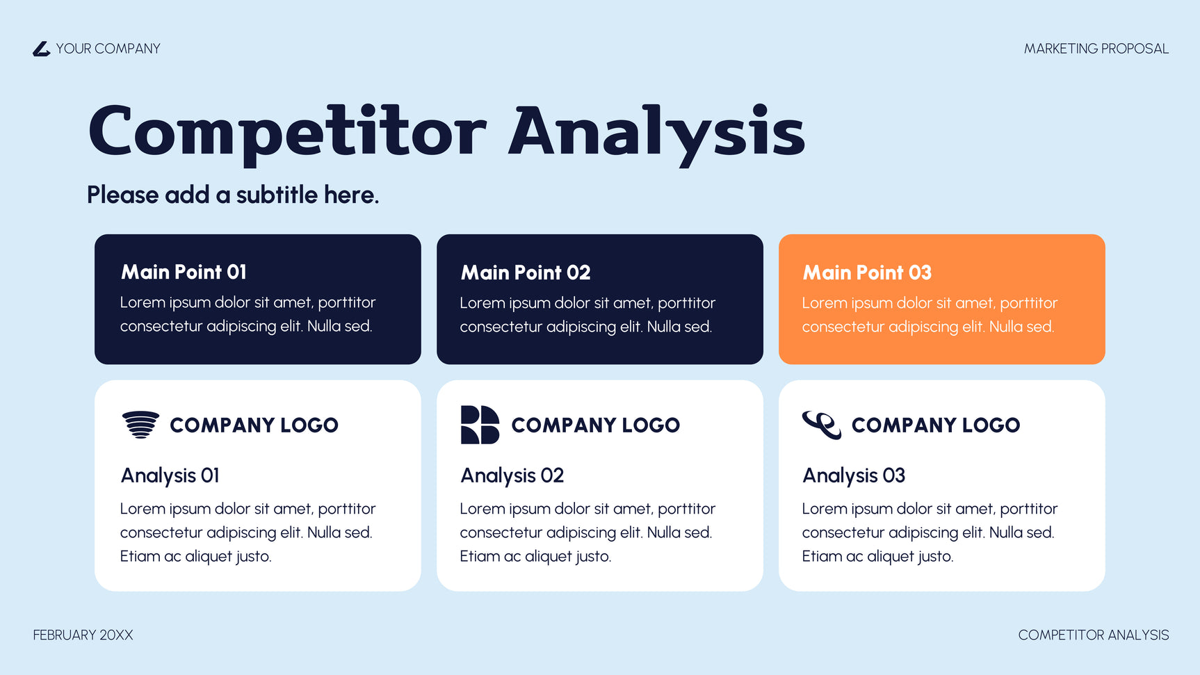 Orange Modern Marketing Proposal
