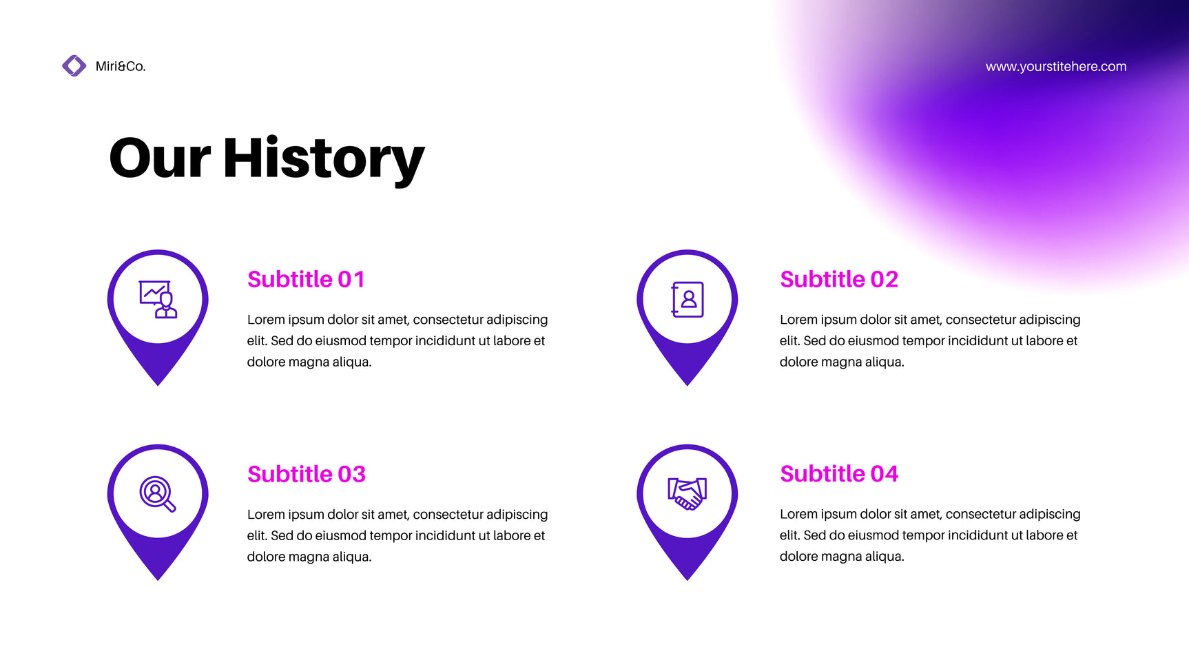 Purple Modern Cybersecurity Promotion