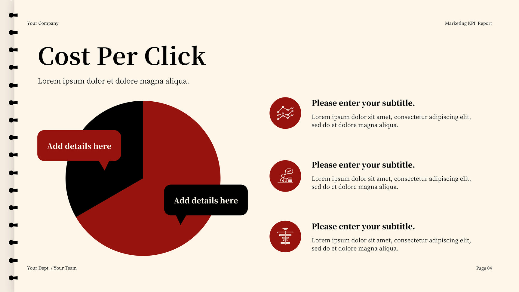 Red Modern Marketing Report Presentation