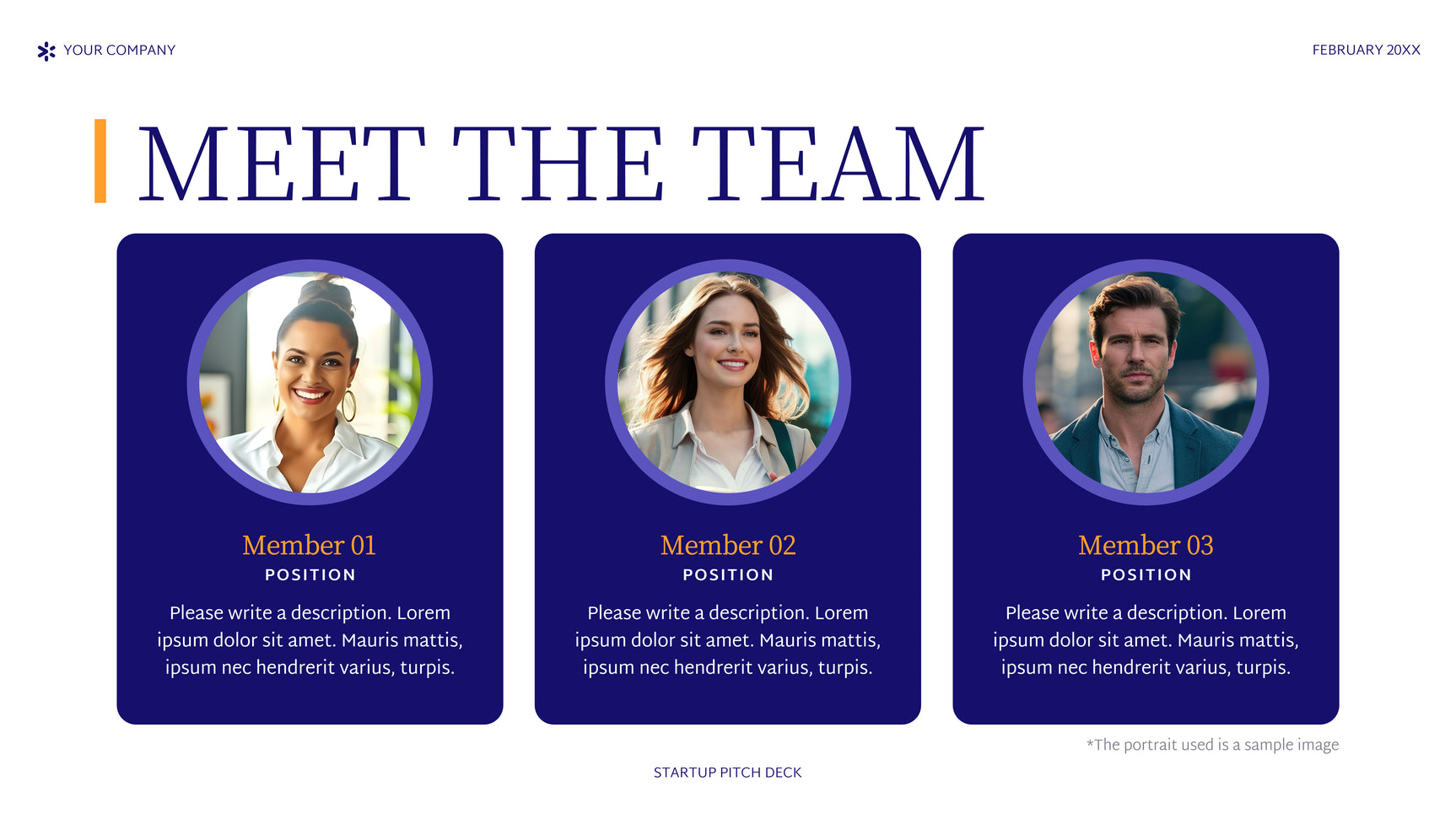 Purple Abstract Startup Pitch