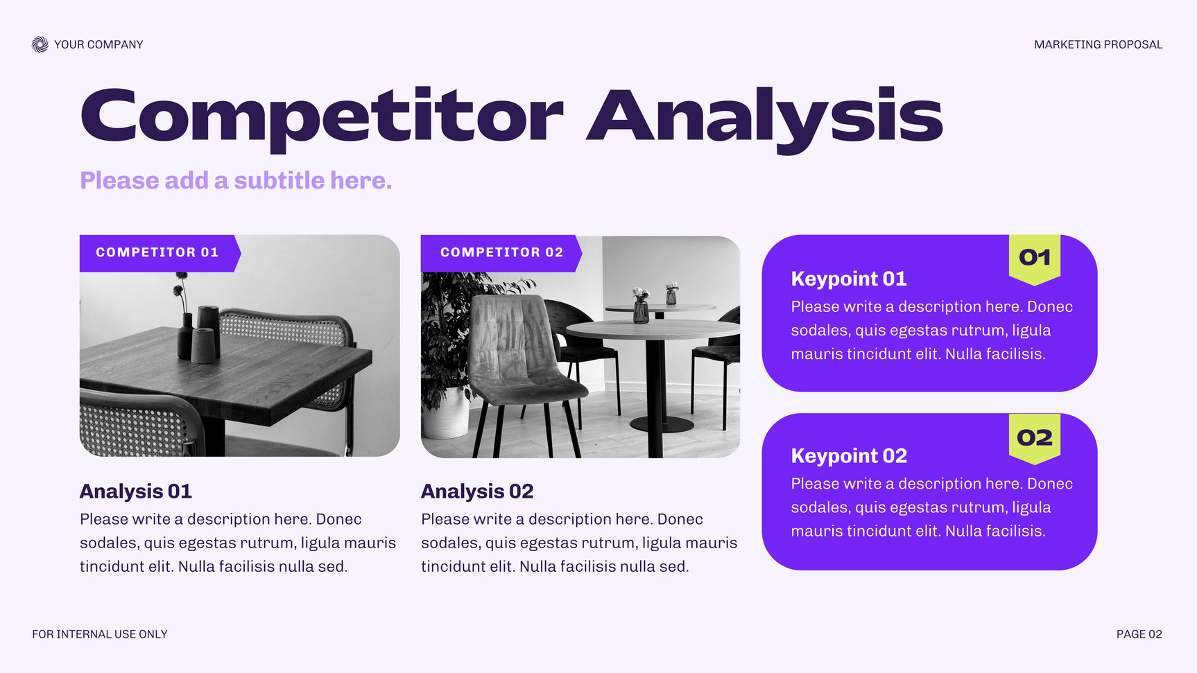 Purple Modern Marketing Document