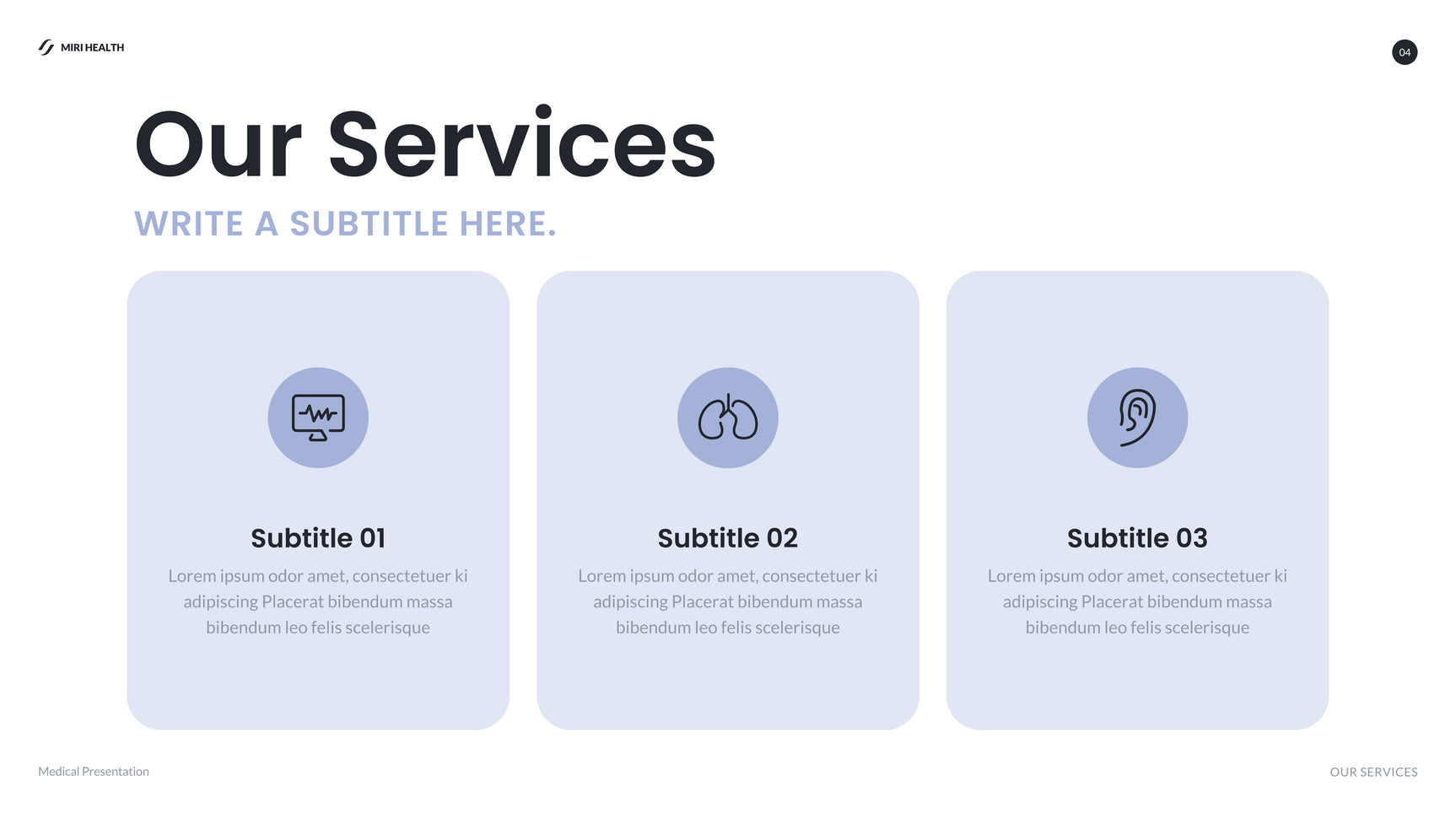 Blue Modern Healthcare Report