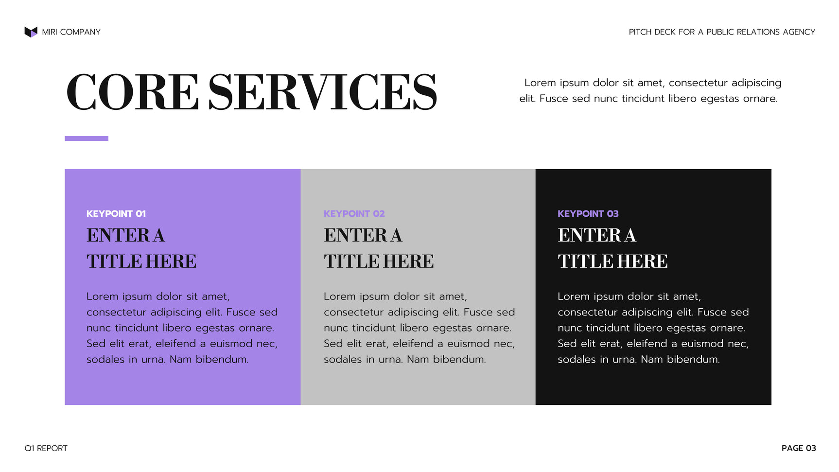 Purple Modern Agency Presentation