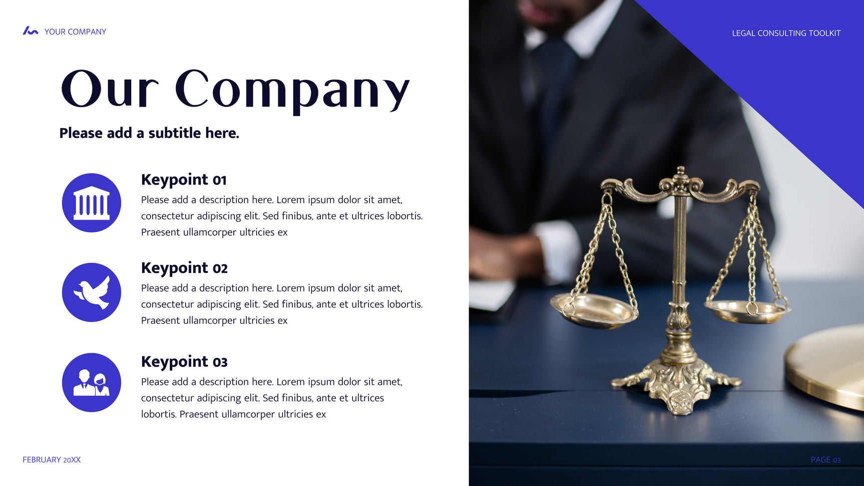 Blue Modern Legal Guide