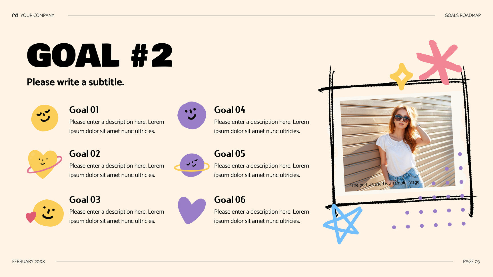 Black Cute Playful Roadmap Presentation