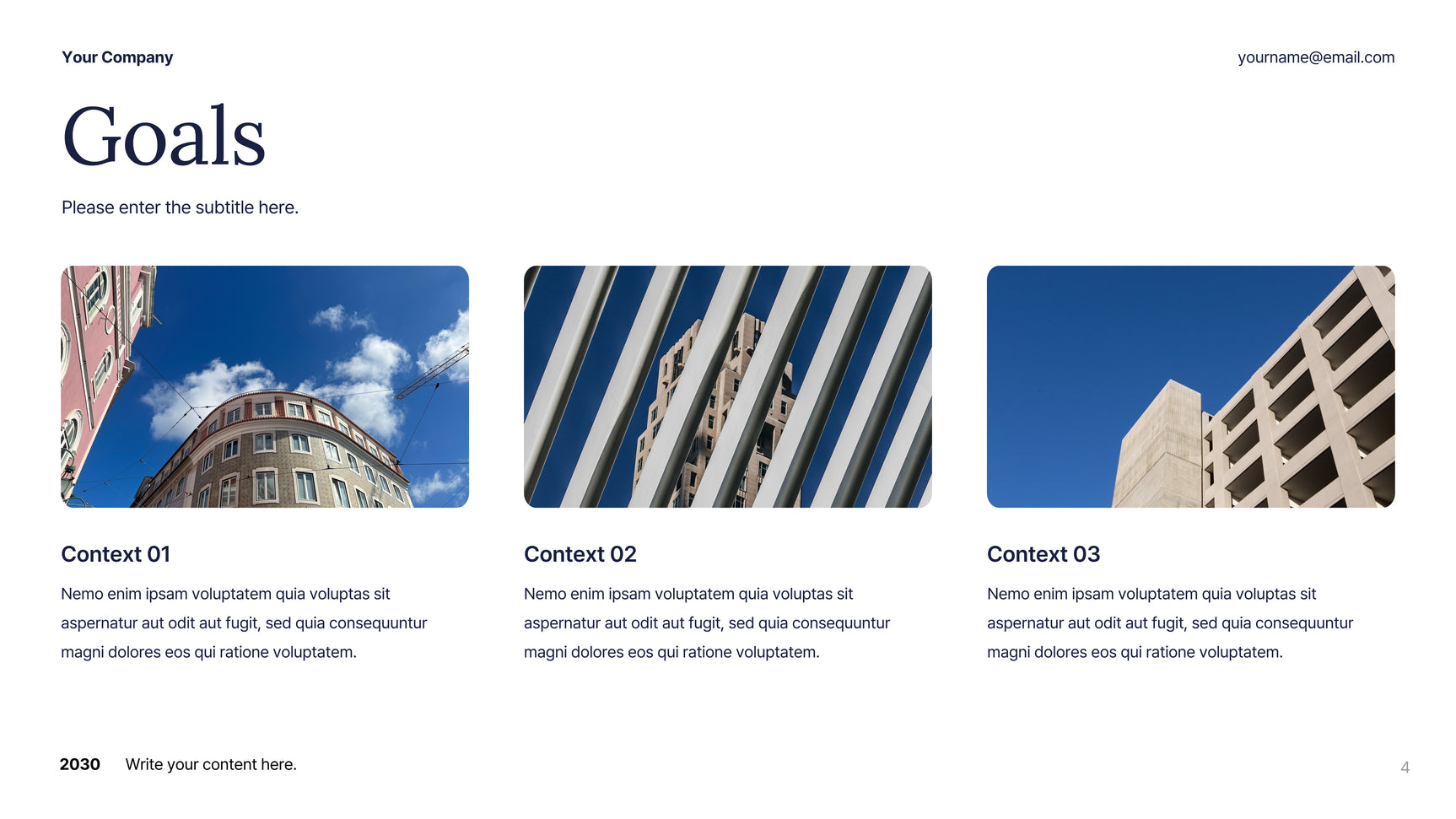 White Abstract Business Plan