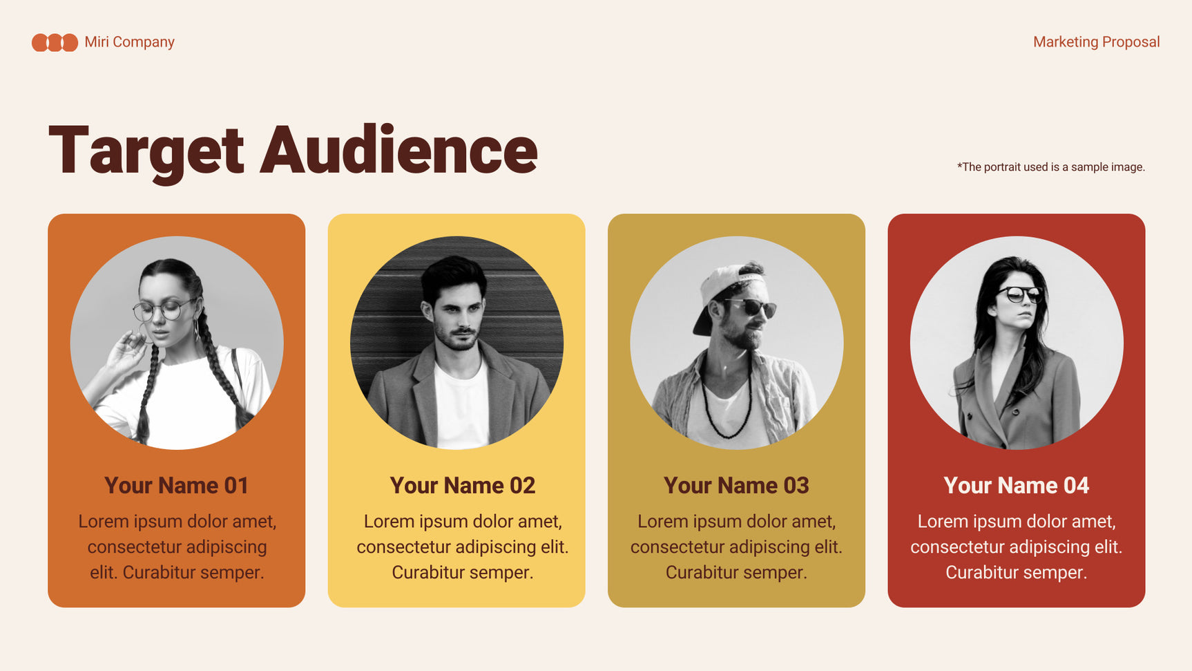 Orange Abstract Marketing Document