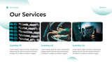 Teal Modern Cybersecurity Advertisement