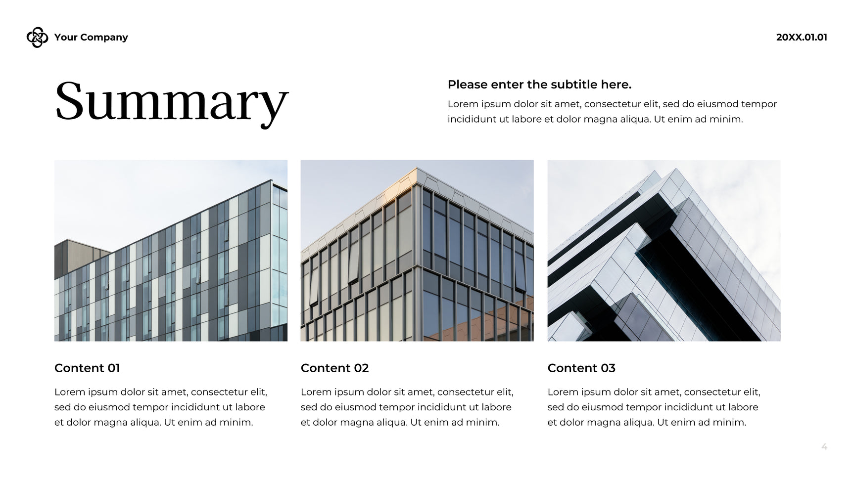 White Modern Finance Presentation