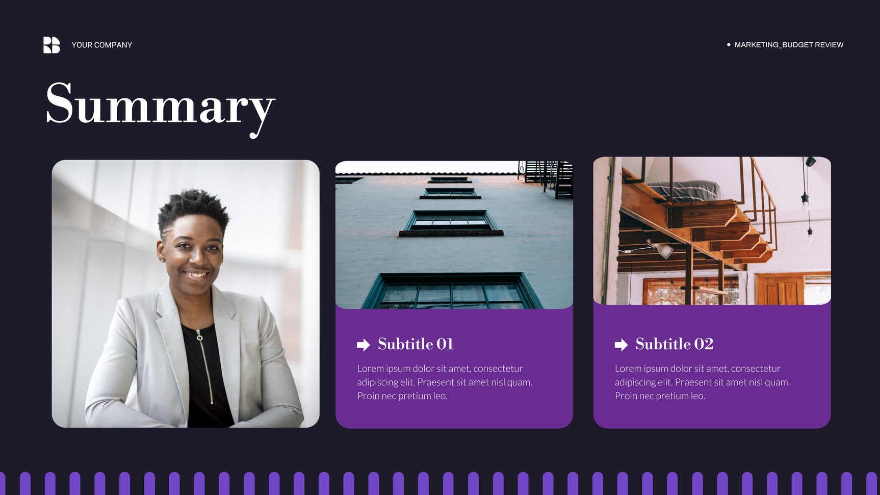 Purple Modern Business Presentation