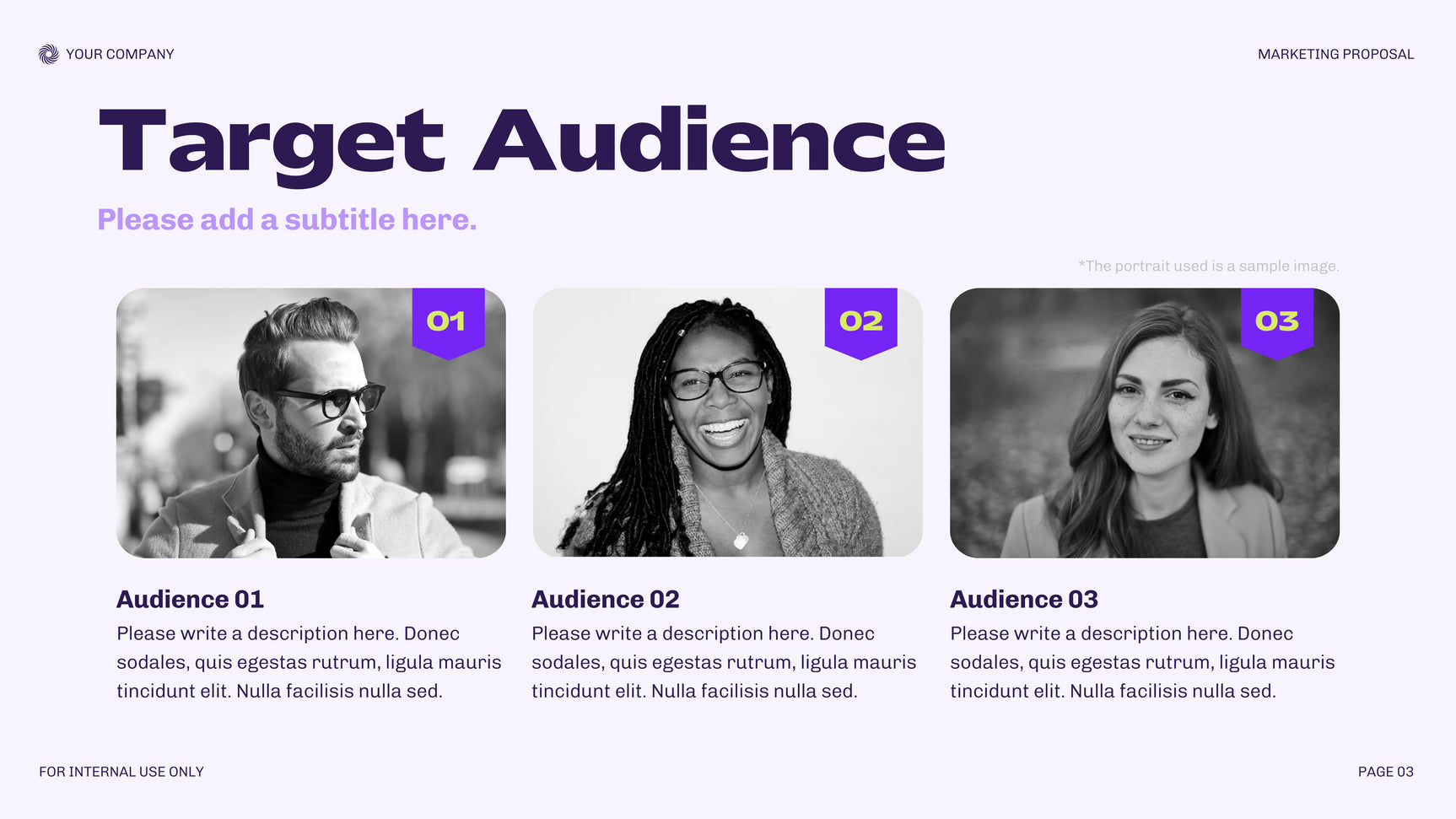 Purple Modern Marketing Document