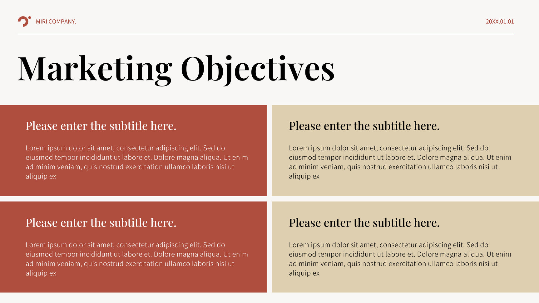 Red Abstract Business Plan