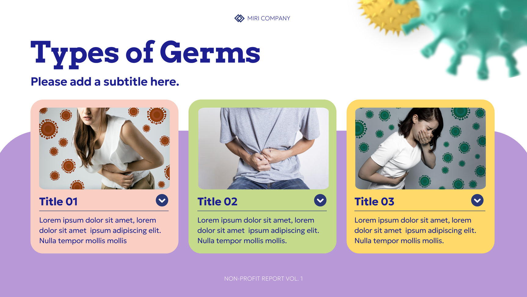 Blue Cute Health Information Report
