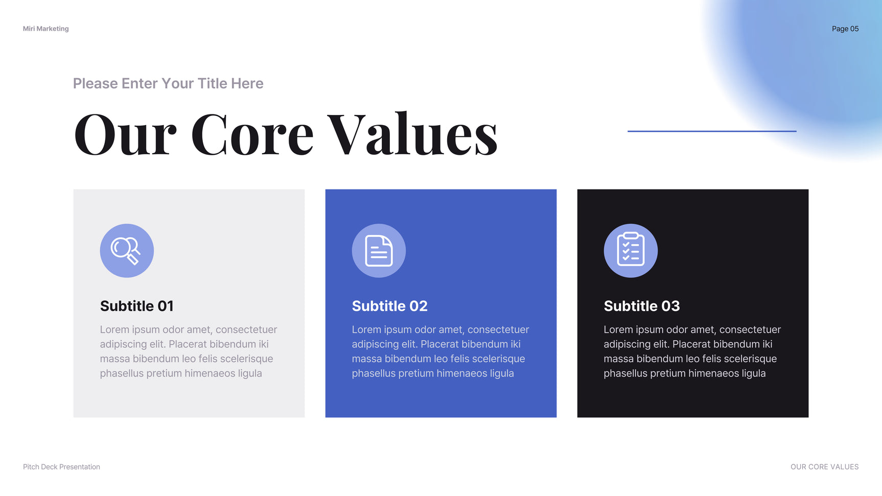 Blue Modern Company Introduction Presentation