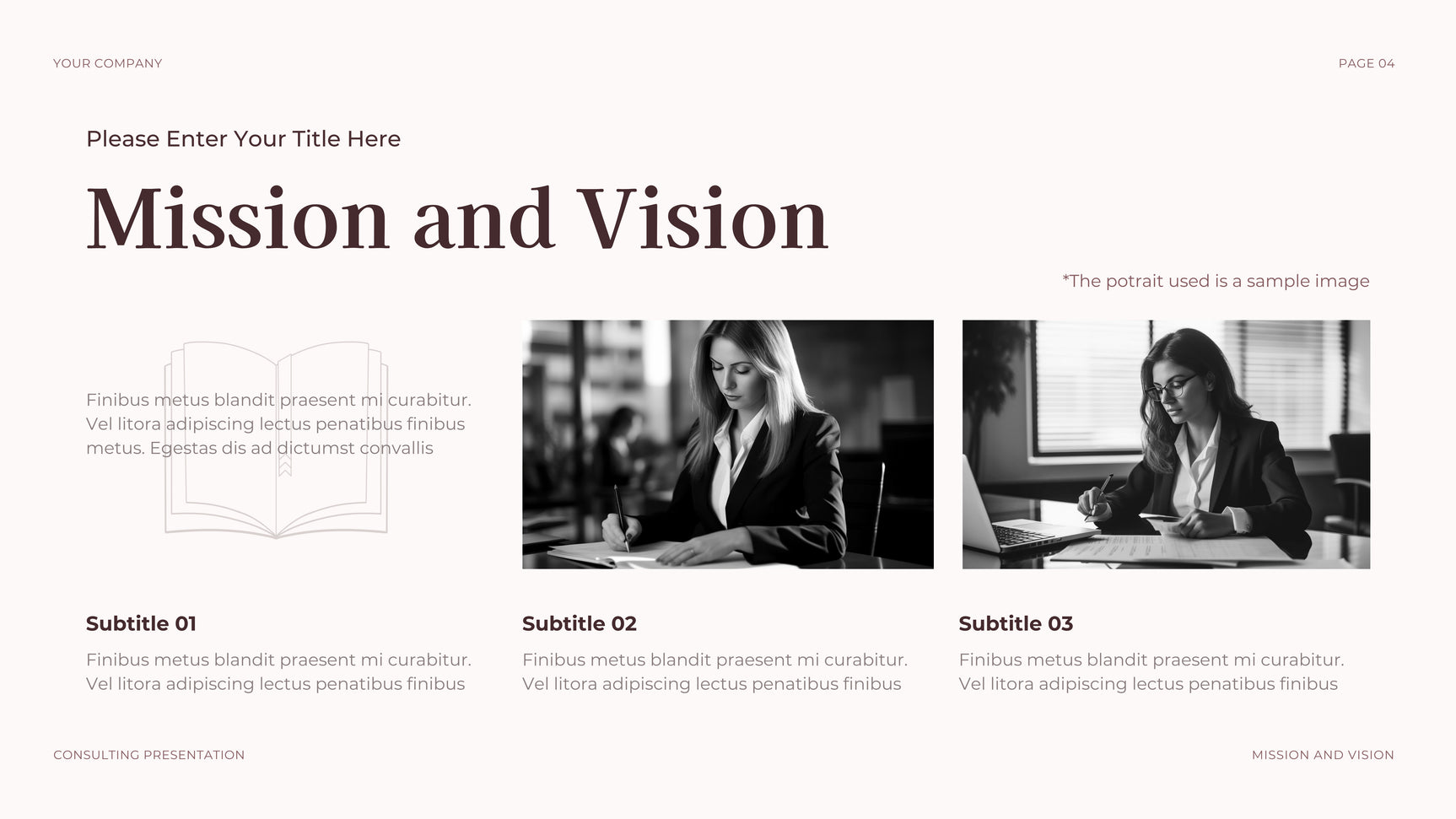 Brown Professional Legal Presentation