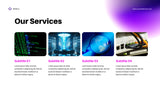 Purple Modern Cybersecurity Promotion