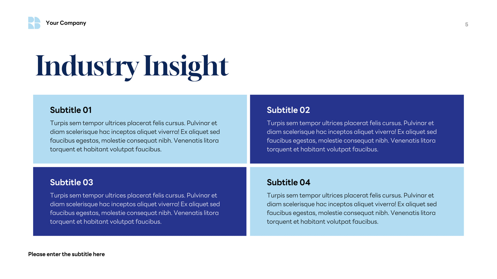 Blue Modern Business Presentation