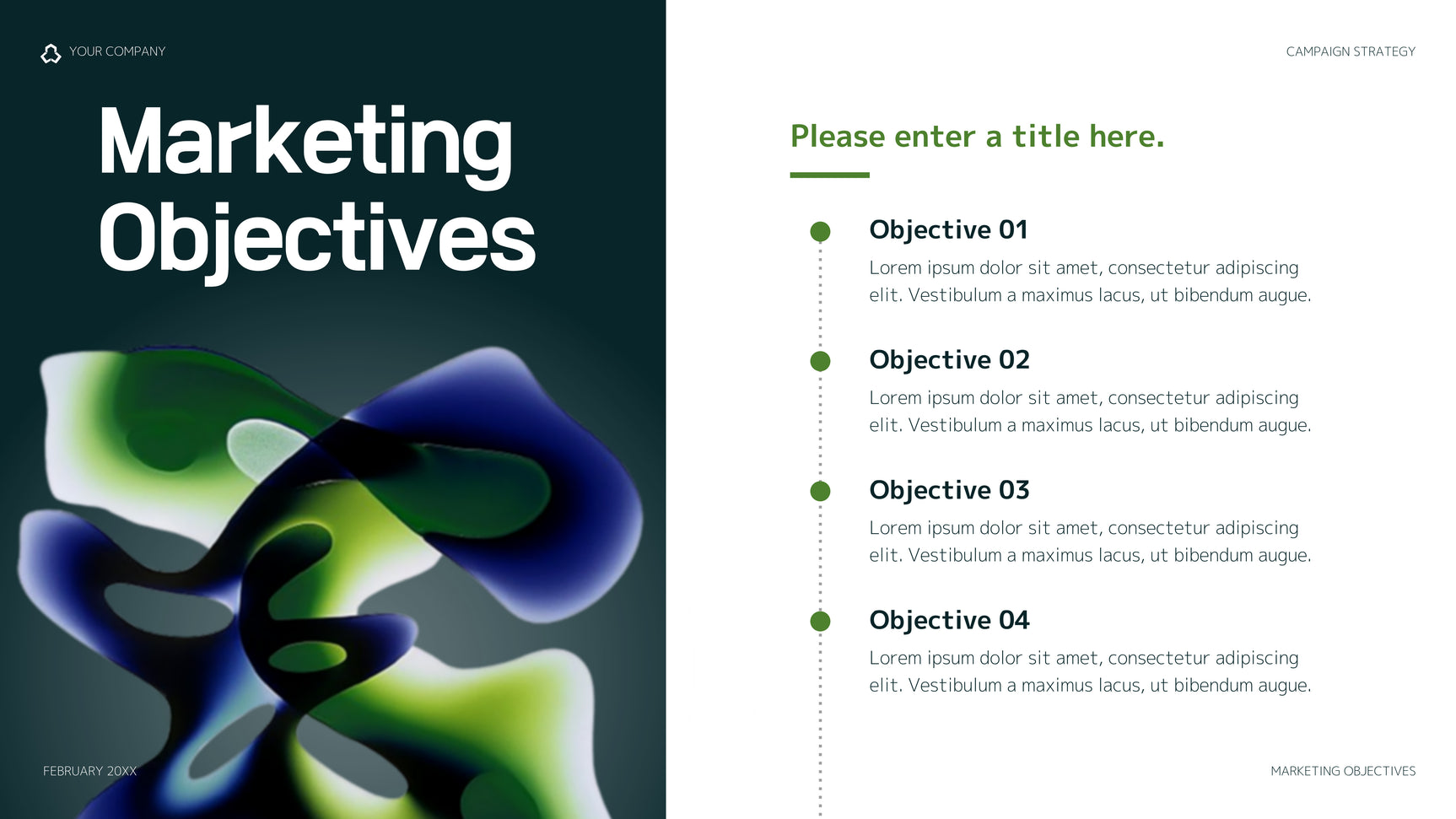 Green Modern Marketing Plan