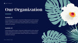 Navy Tropical Nonprofit Organization Presentation