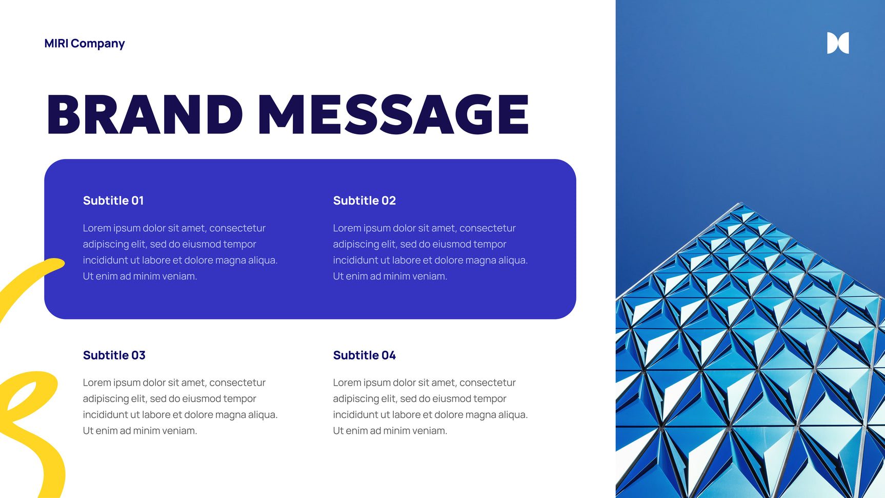 Blue Abstract Agency Advertisement