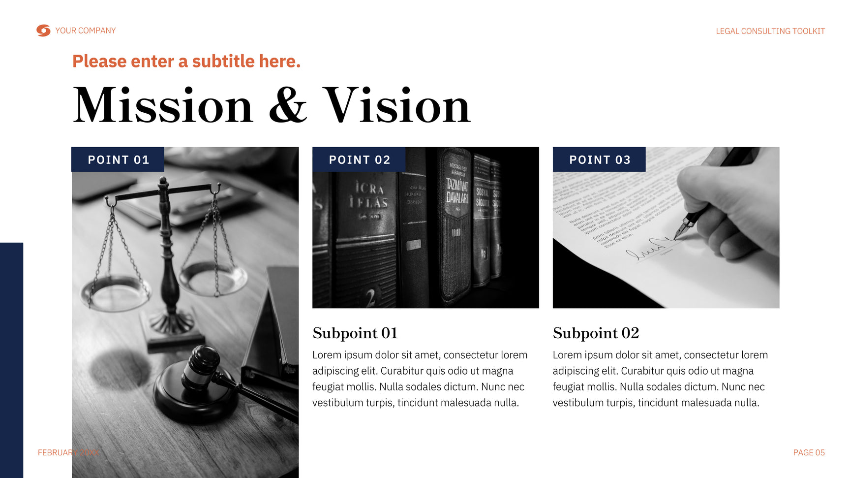 Orange Modern Legal Guide