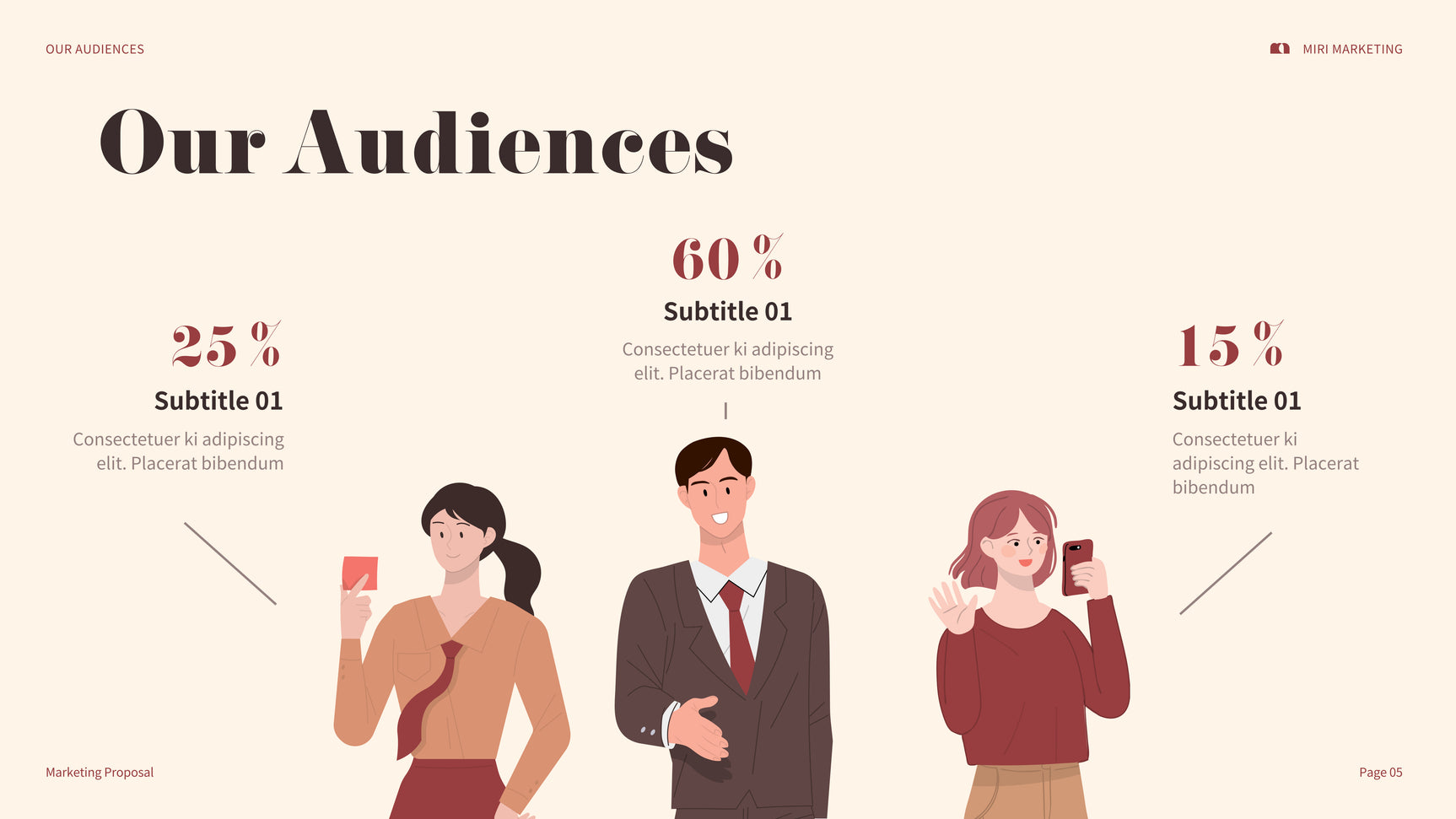 Maroon Bold Marketing Presentation