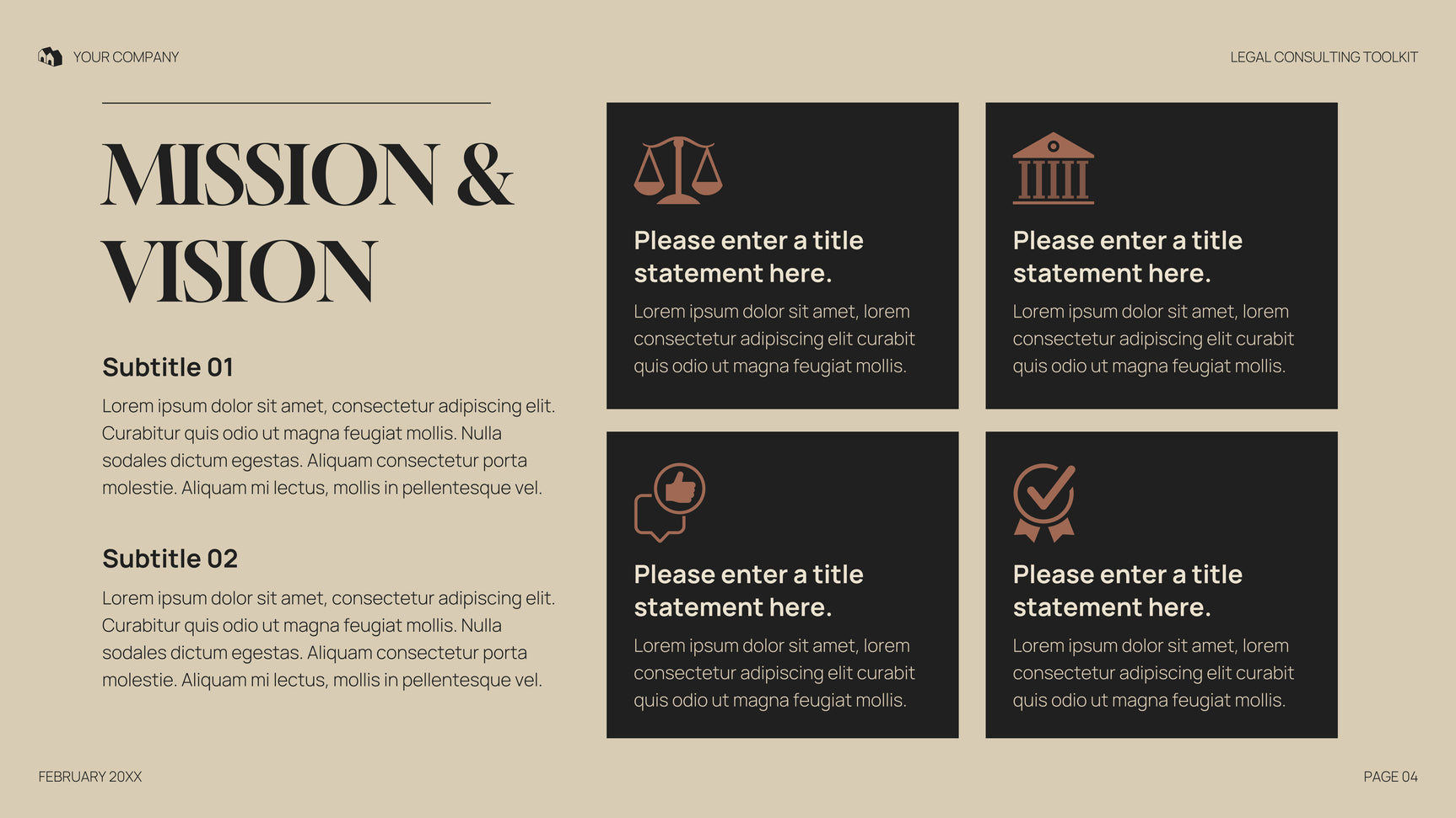 Grey Professional Legal Presentation