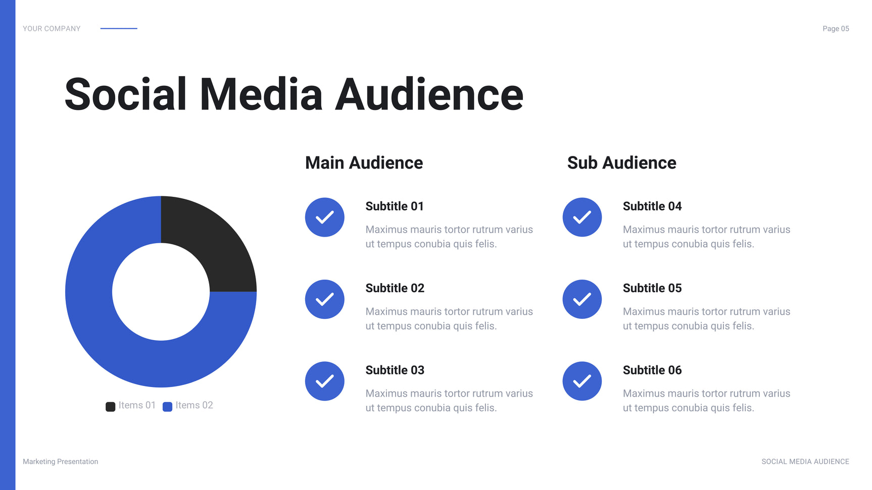 Blue Modern Social Media Report