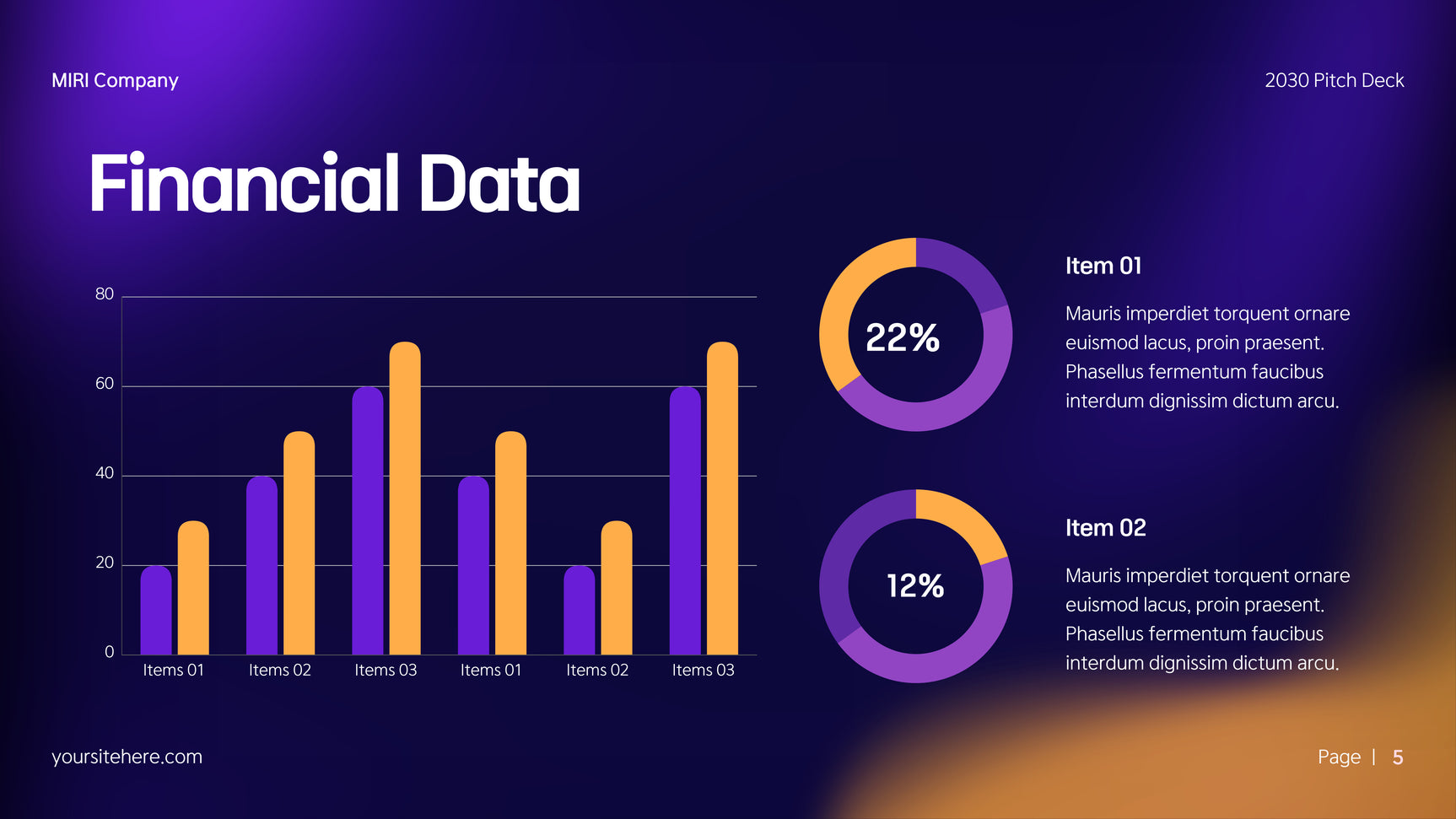 Colorful Modern Media Kit Pitch