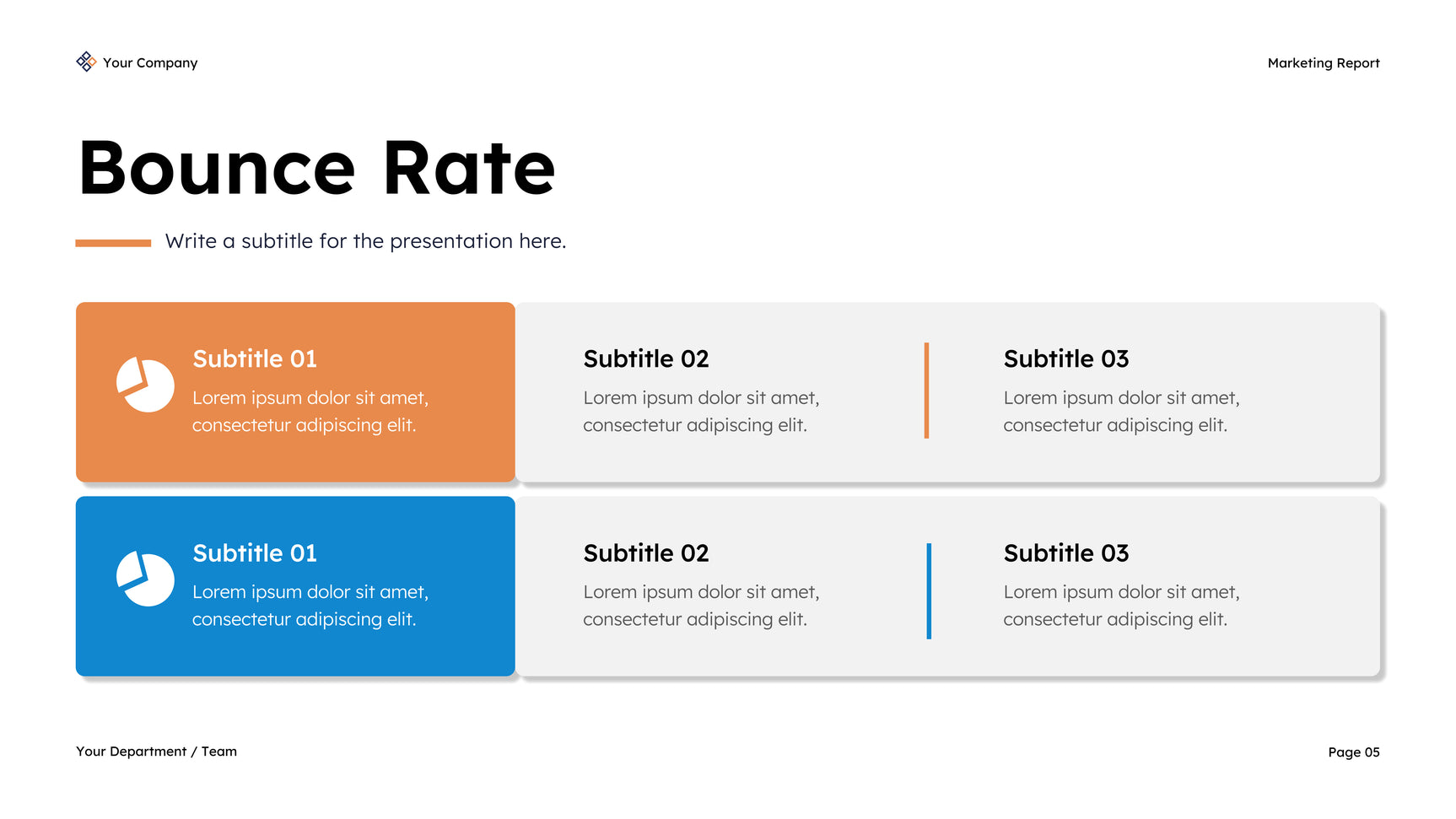 Navy Modern Marketing Report Presentation (no button test)