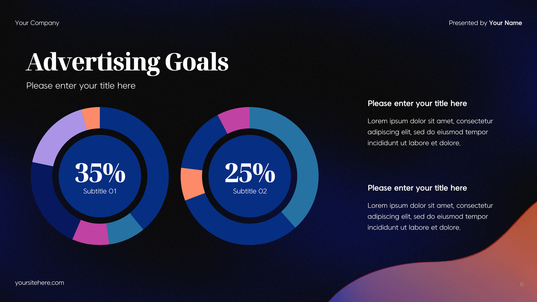 Blue Modern Advertising Plan