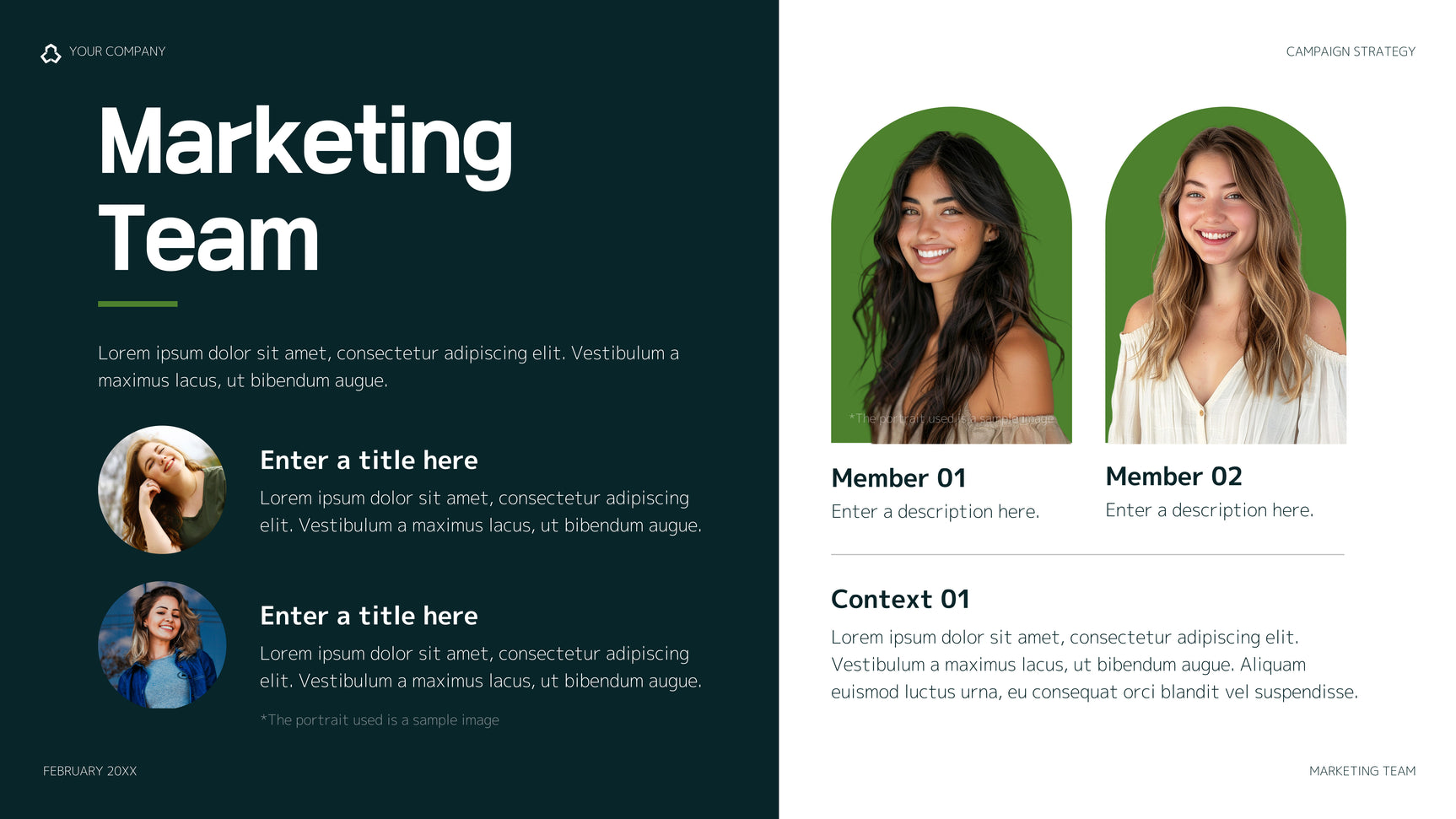 Green Modern Marketing Plan