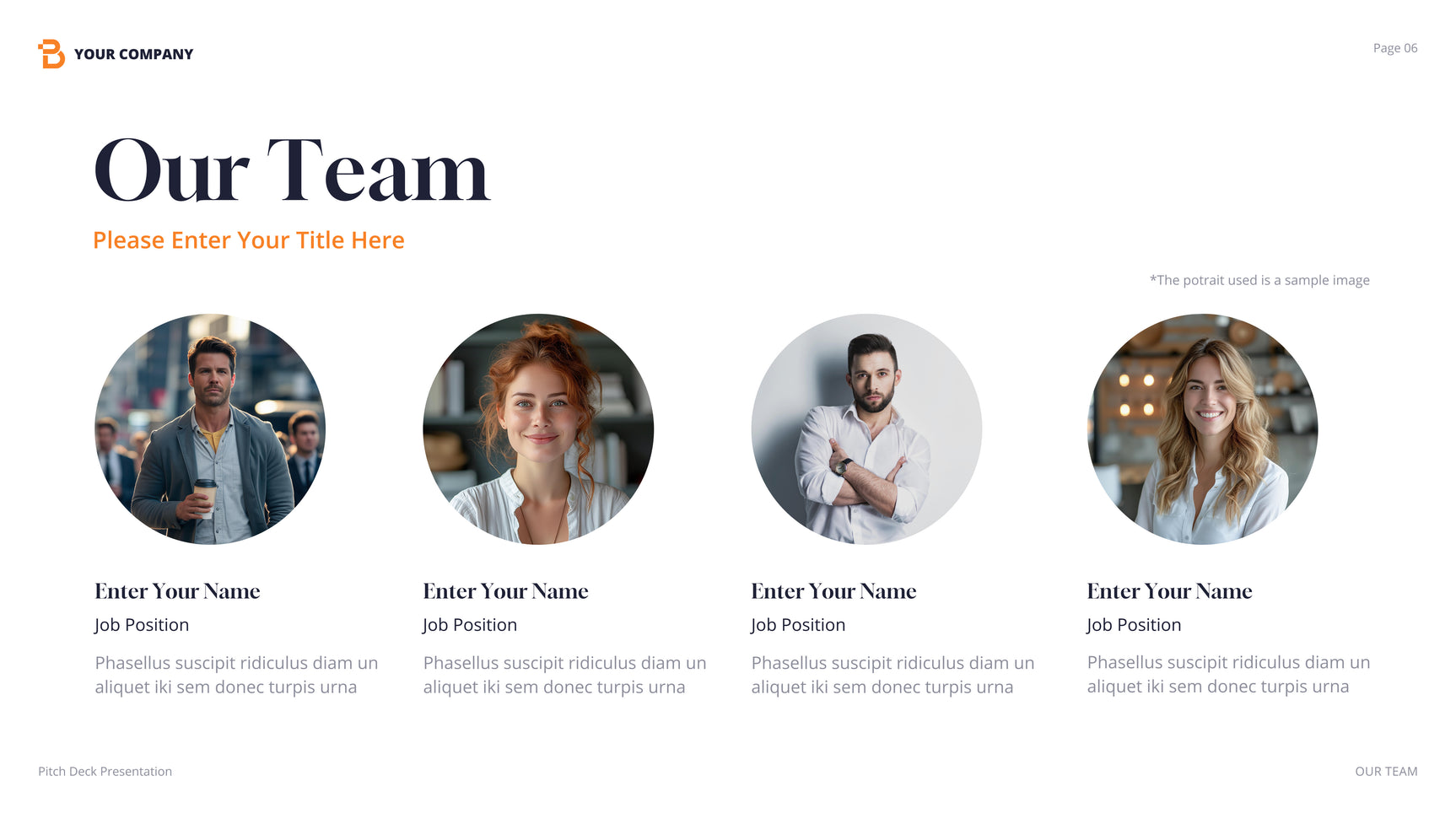 Orange Modern Agency Presentation