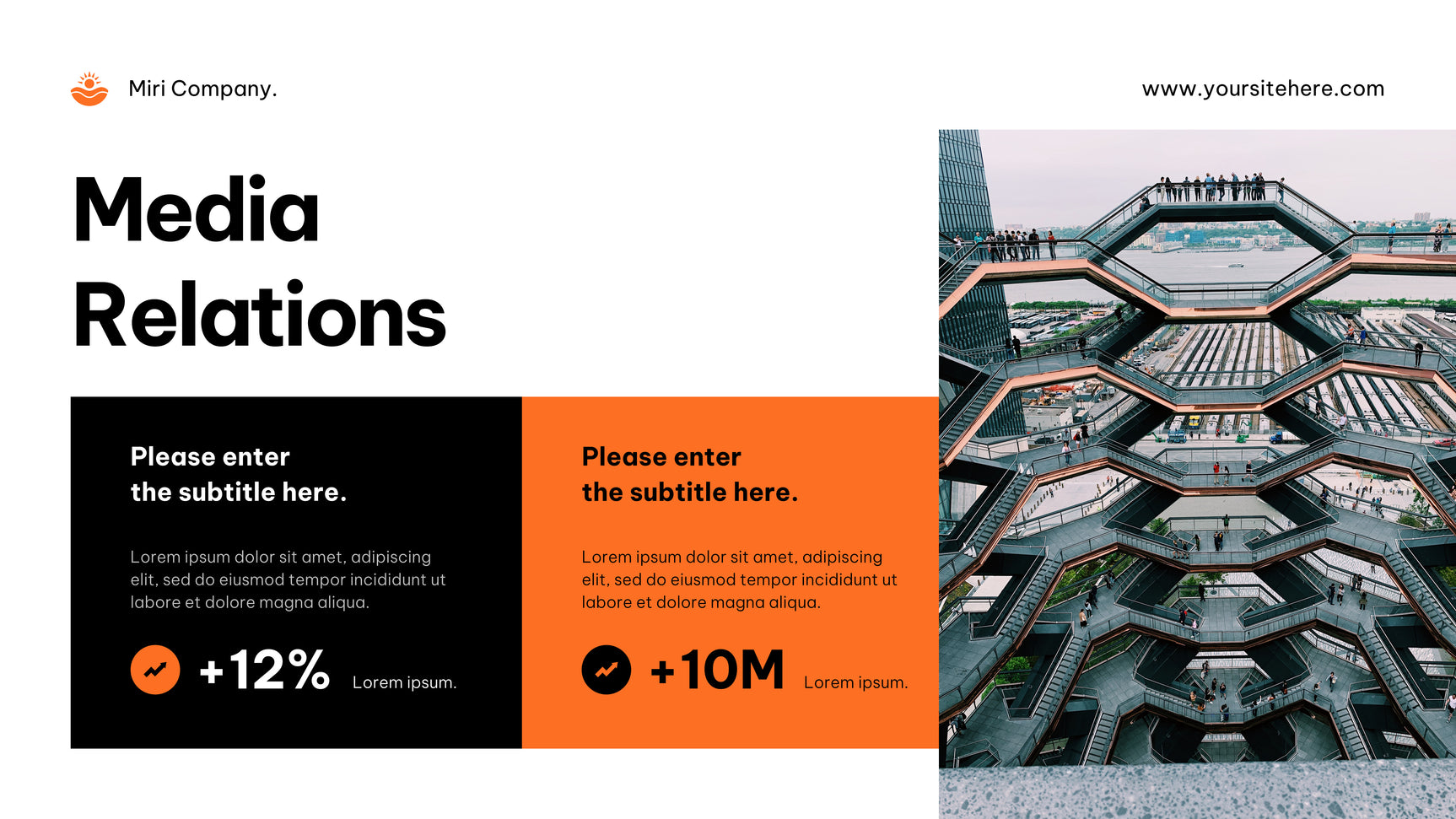 Orange Modern Agency Advertisement