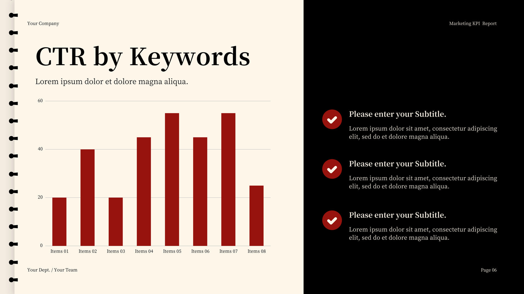 Red Modern Marketing Report Presentation