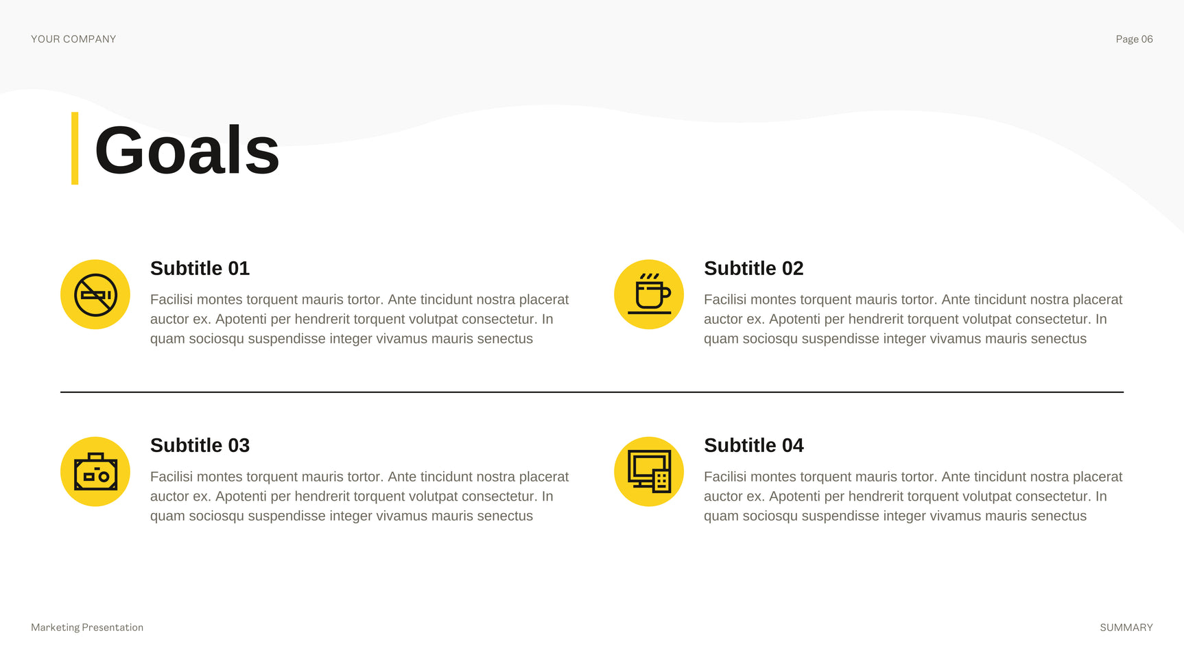 Yellow Modern Budget Presentation