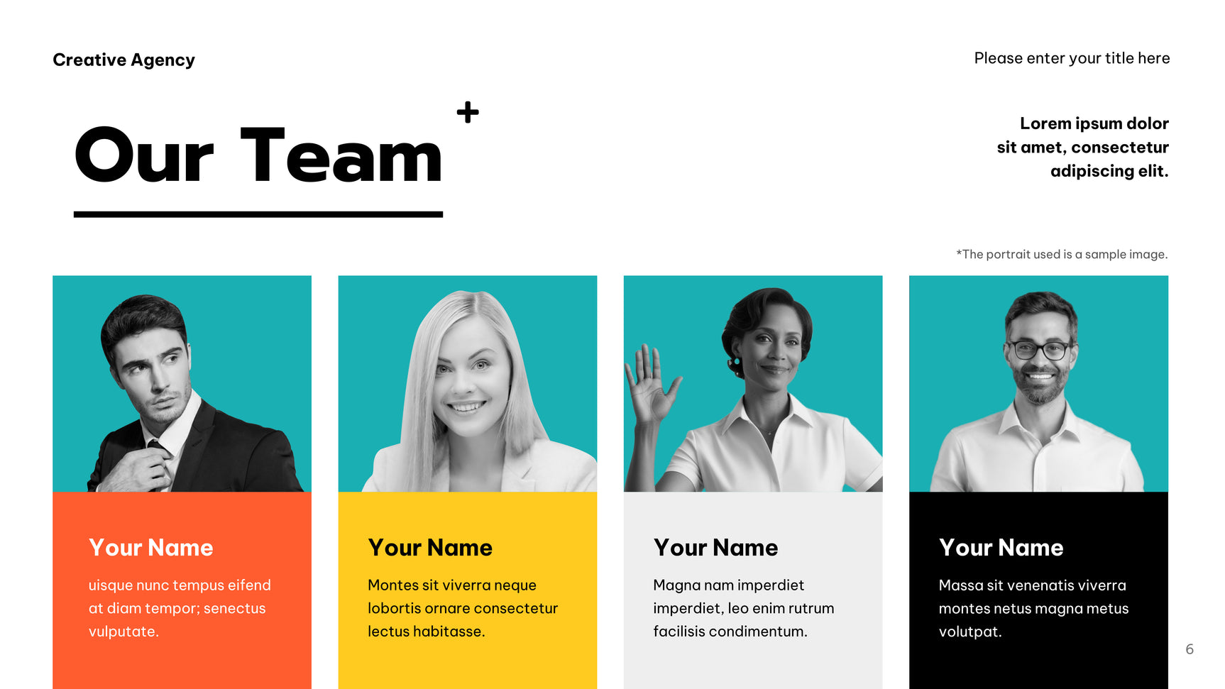 Orange Bold Agency Promotion