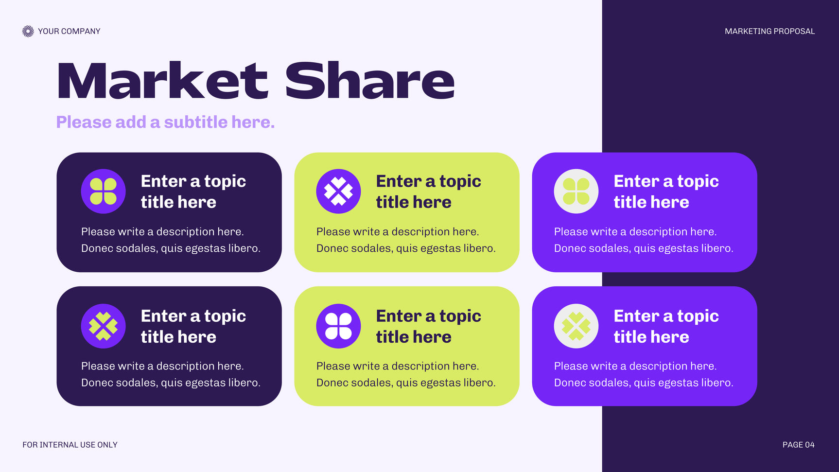 Purple Modern Marketing Document