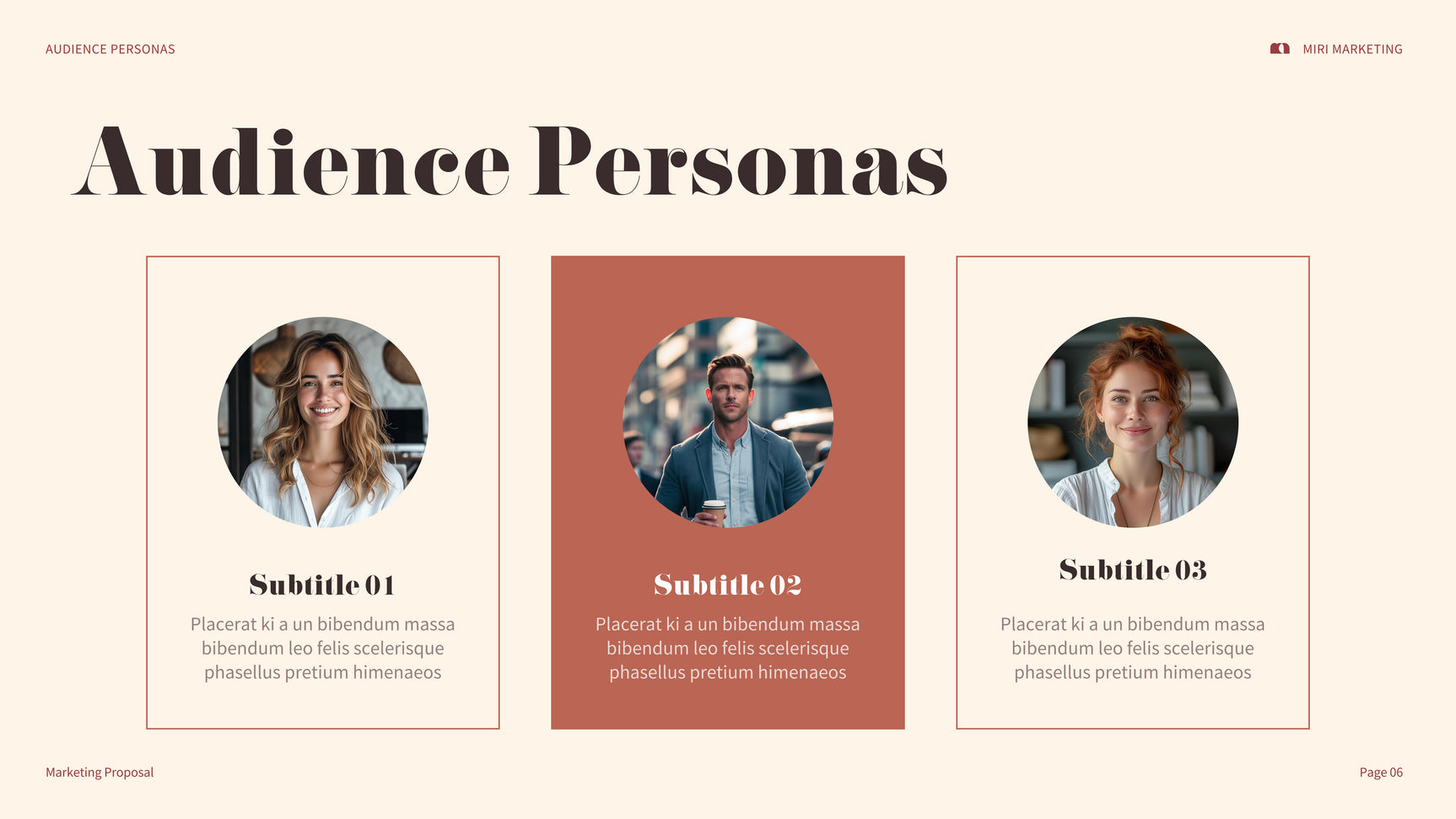 Maroon Bold Marketing Presentation