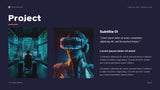 Purple Modern Cyber Security Agency Presentation