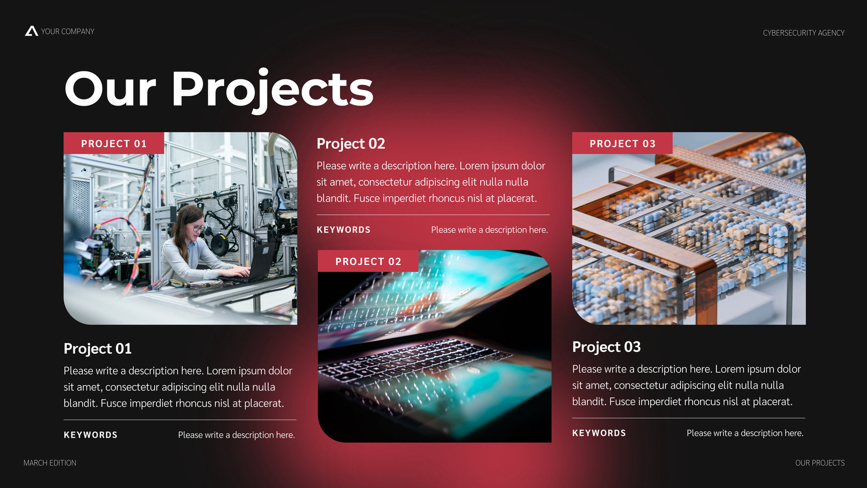 Red Modern Cybersecurity Promotion