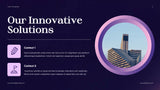 Purple Abstract Startup Pitch