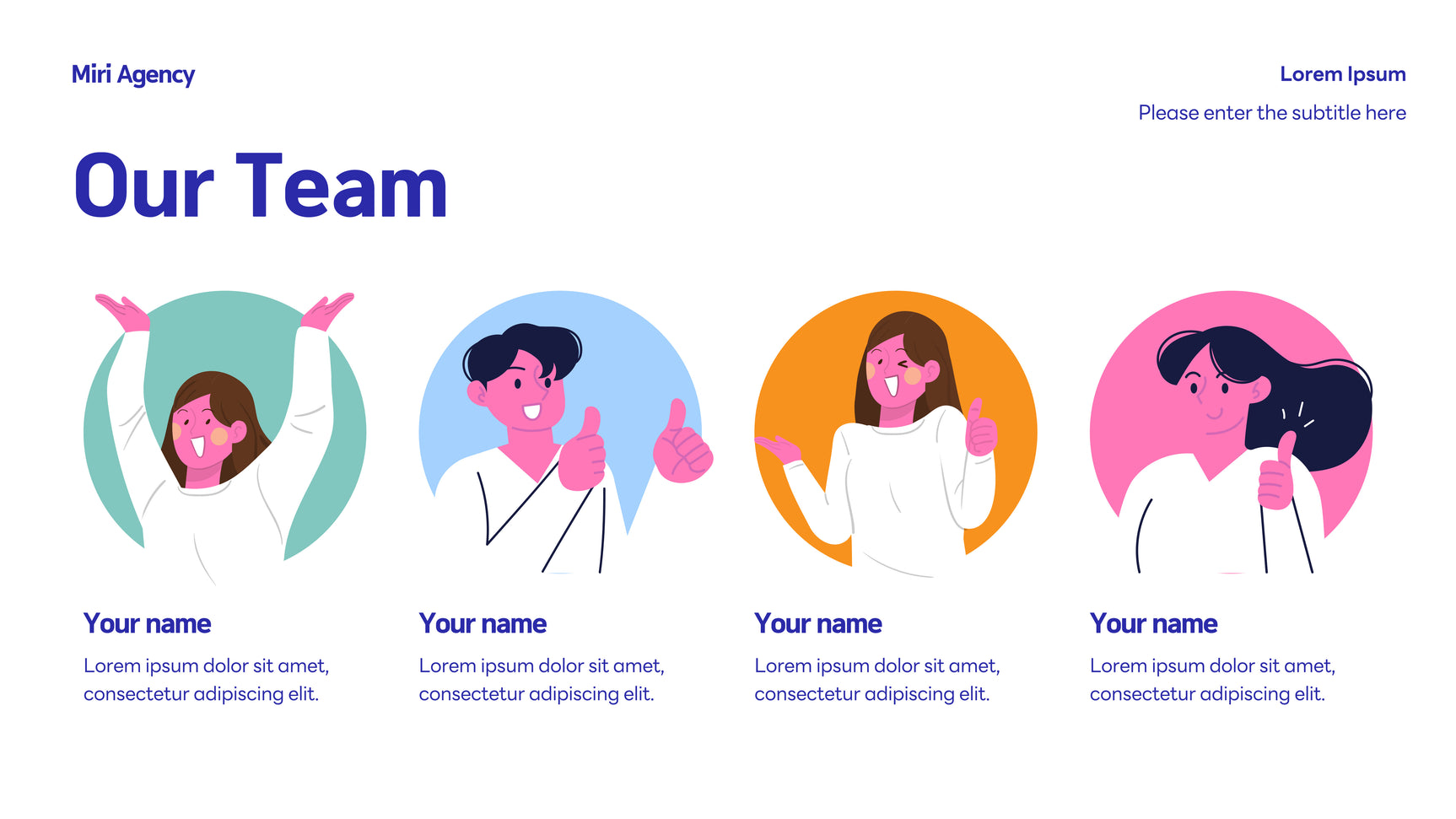 Blue Modern Agency Advertisement