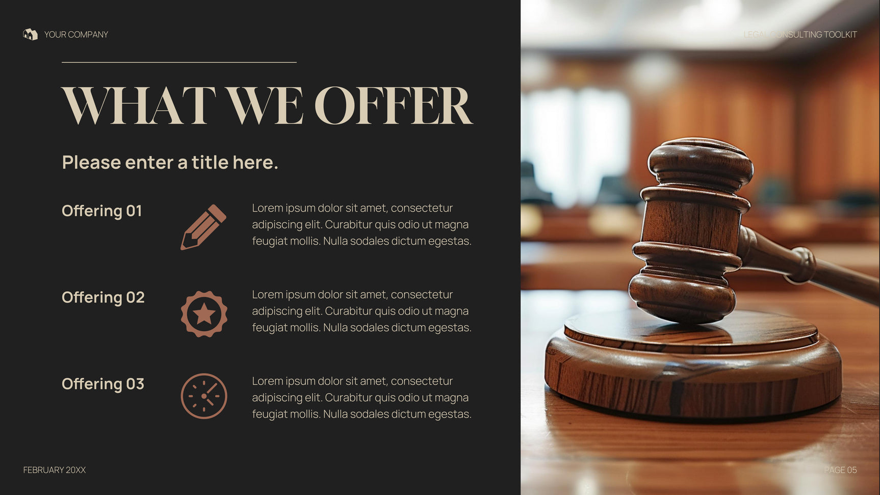 Grey Professional Legal Presentation