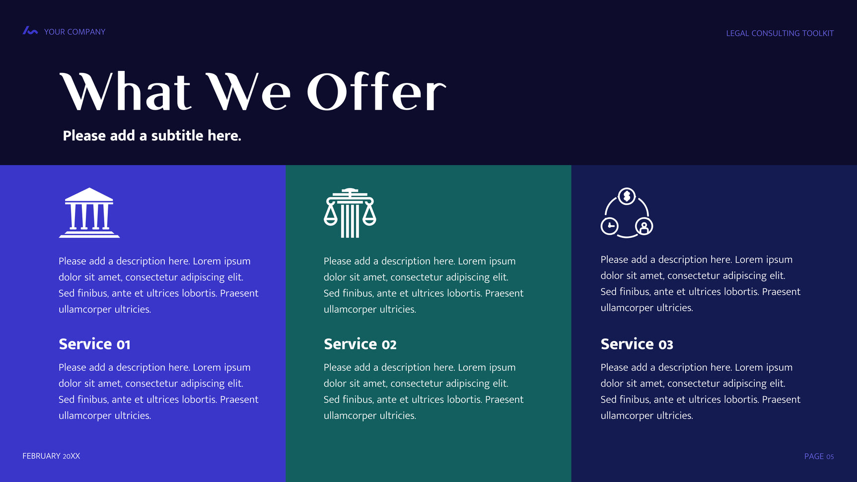 Blue Modern Legal Guide