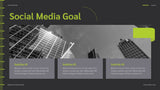 Green Modern Social Media Report