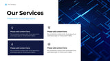 Blue Geometric Business Presentation